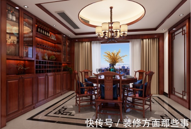 起居室|300平四居室,超越了一切的物质中式美