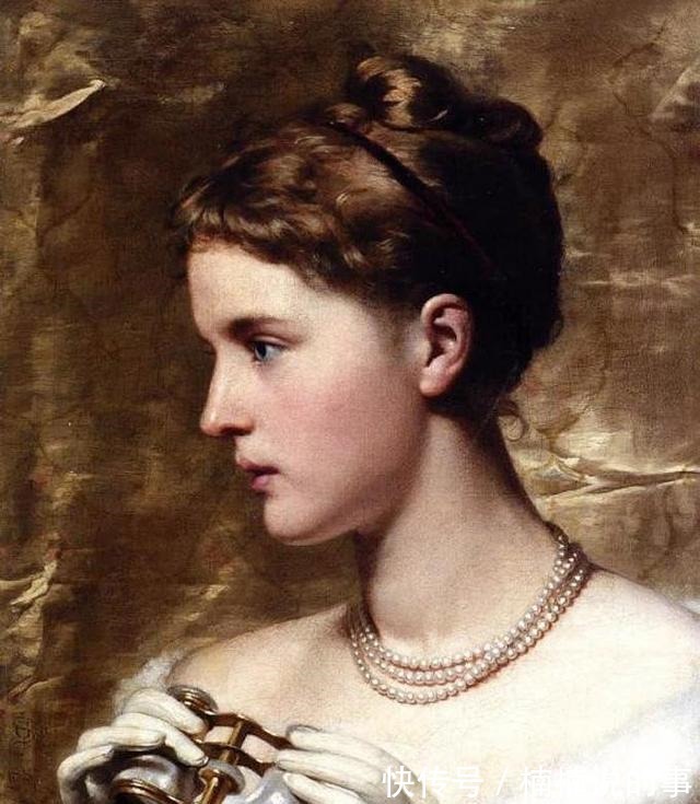 服饰#康拉德·基塞尔,把贵妇们的容貌与服饰,表现得极为富丽奢华!