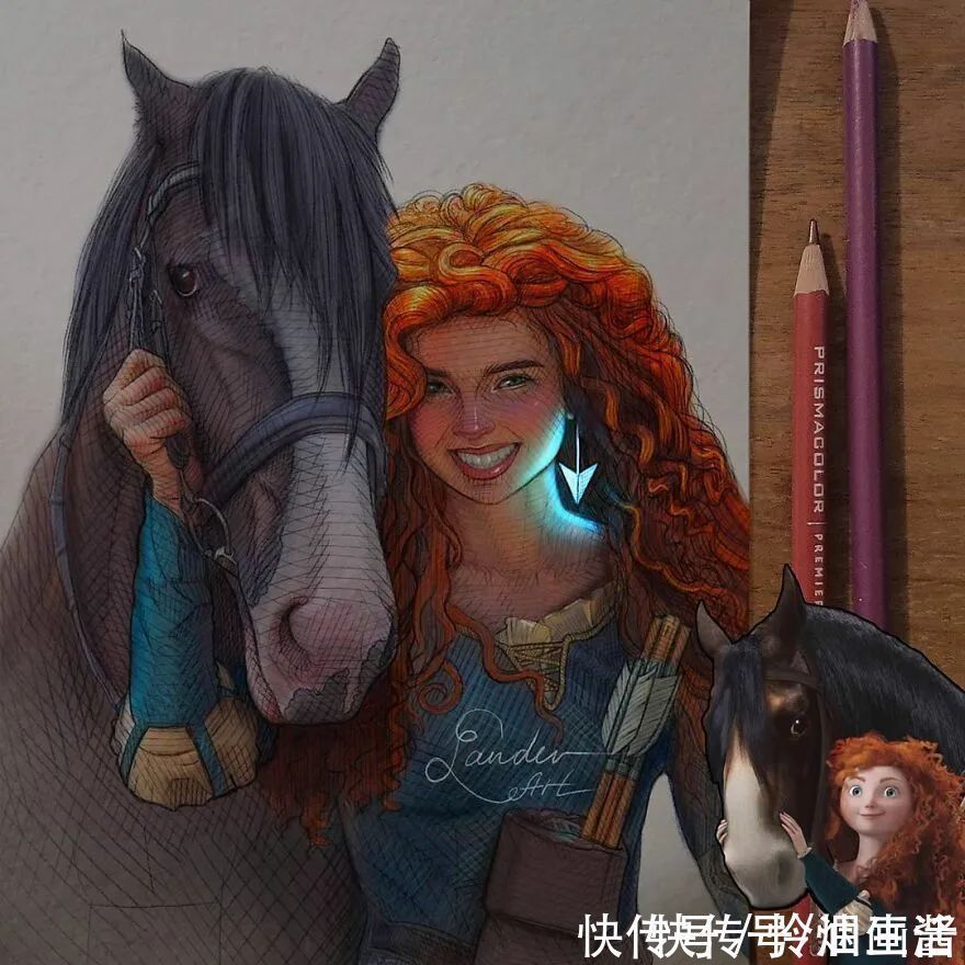 迪士尼公主|终于还是来了,会发光的迪士尼公主插画,让人眼前一亮