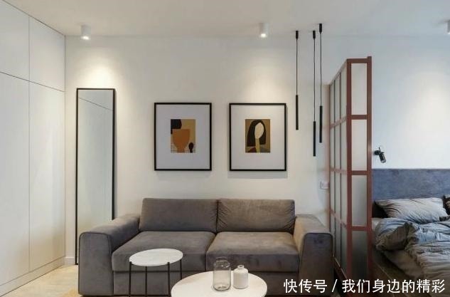 磨砂玻璃|乌克兰39㎡的小家,一厅一卧一人住太舒服了,忍不住晒晒!