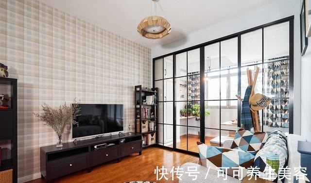 房梁|她家80㎡两室，一室改客厅，南北通透，改造得很温馨舒适，羡慕！