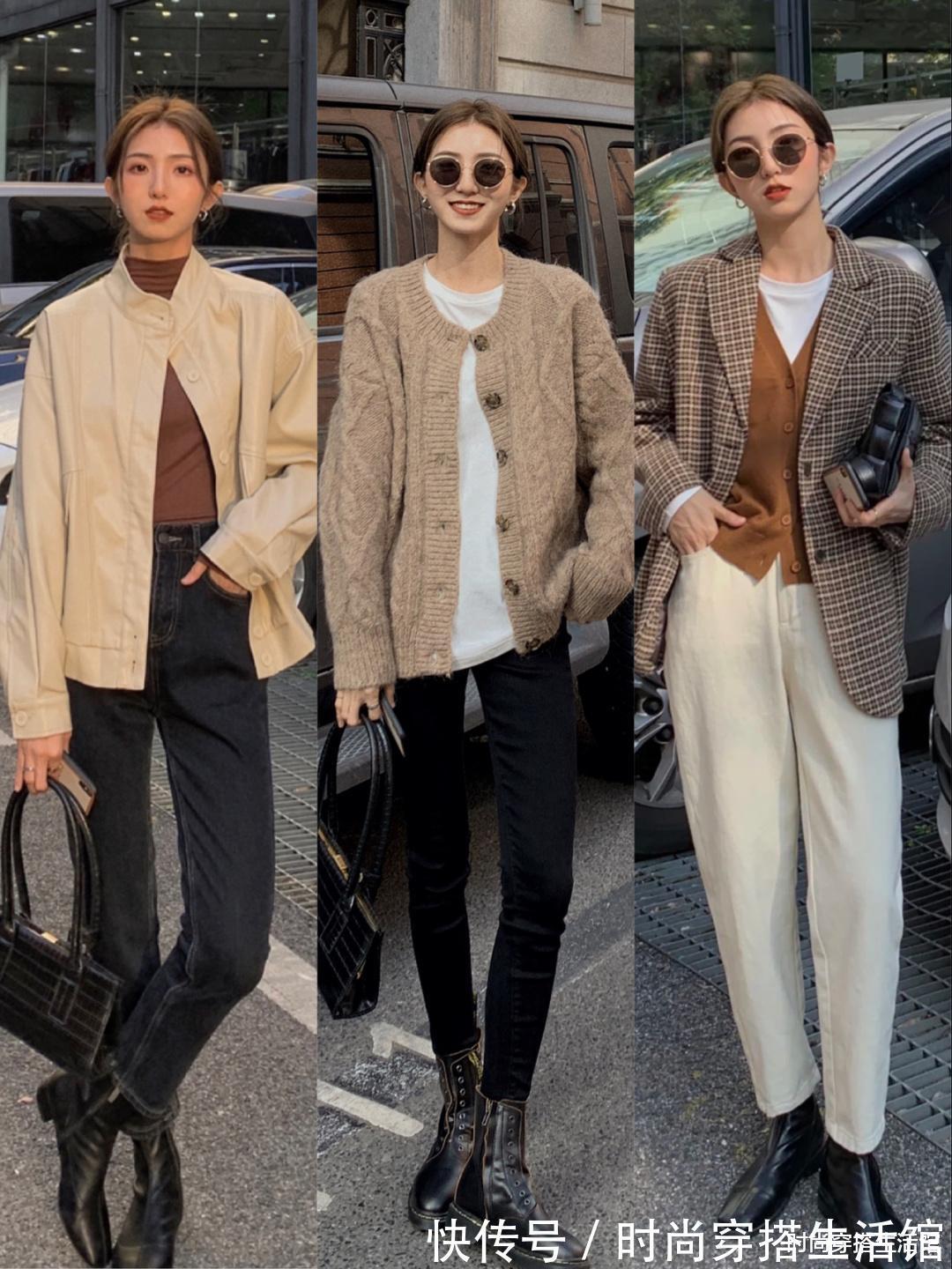 示范|韩国女生也太会穿,看看她们的秋季穿搭示范,美得让人眼前一亮