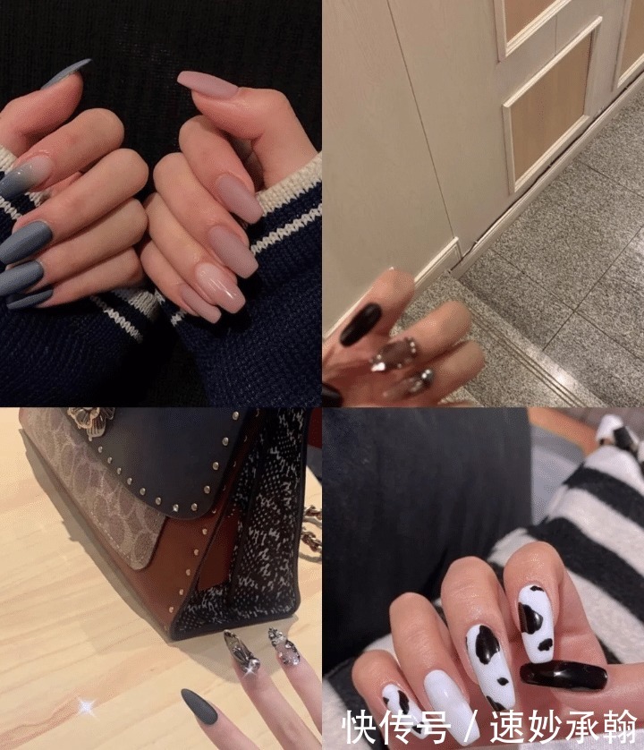 风格超酷的欧美风美甲,拿图去做!