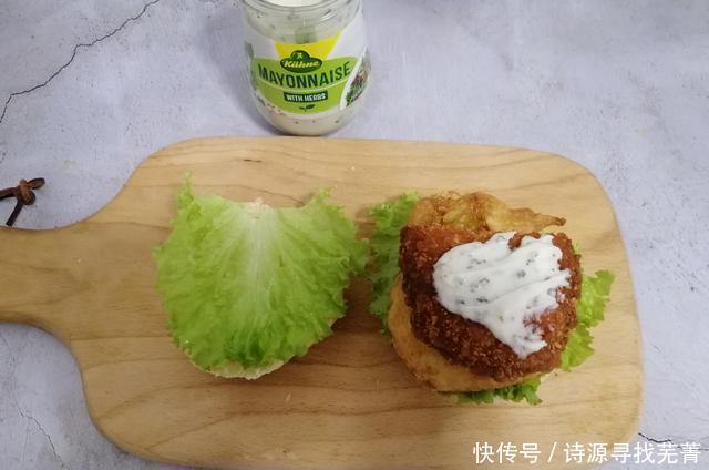 好吃|汉堡这样做,简单快手,一口下去满满都是料,比外卖好吃多了