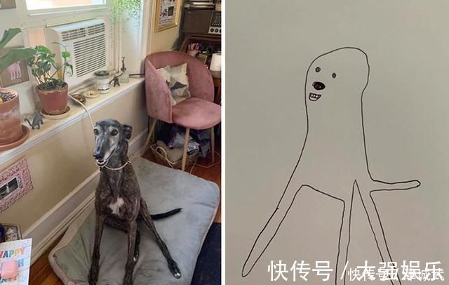 杰伊#他因画画水平“太烂”,反而成为网红,把巨石强森画成一块石头