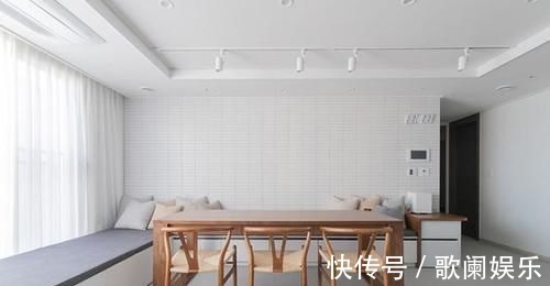 客厅|客厅不买沙发不要茶几,机智如我装个L型卡座,谁见了都得夸一夸