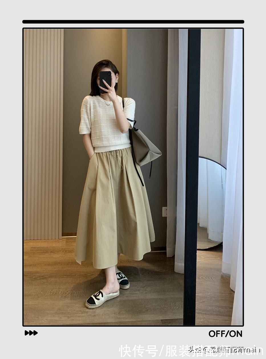 针织短袖|你的早秋衣橱必须要有一件针织短袖！比T恤时髦，比外套凉快