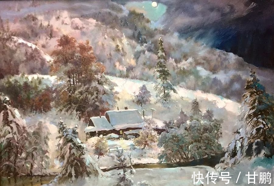 风景|风景油画，见过色彩丰富的，但没有见过这么美的