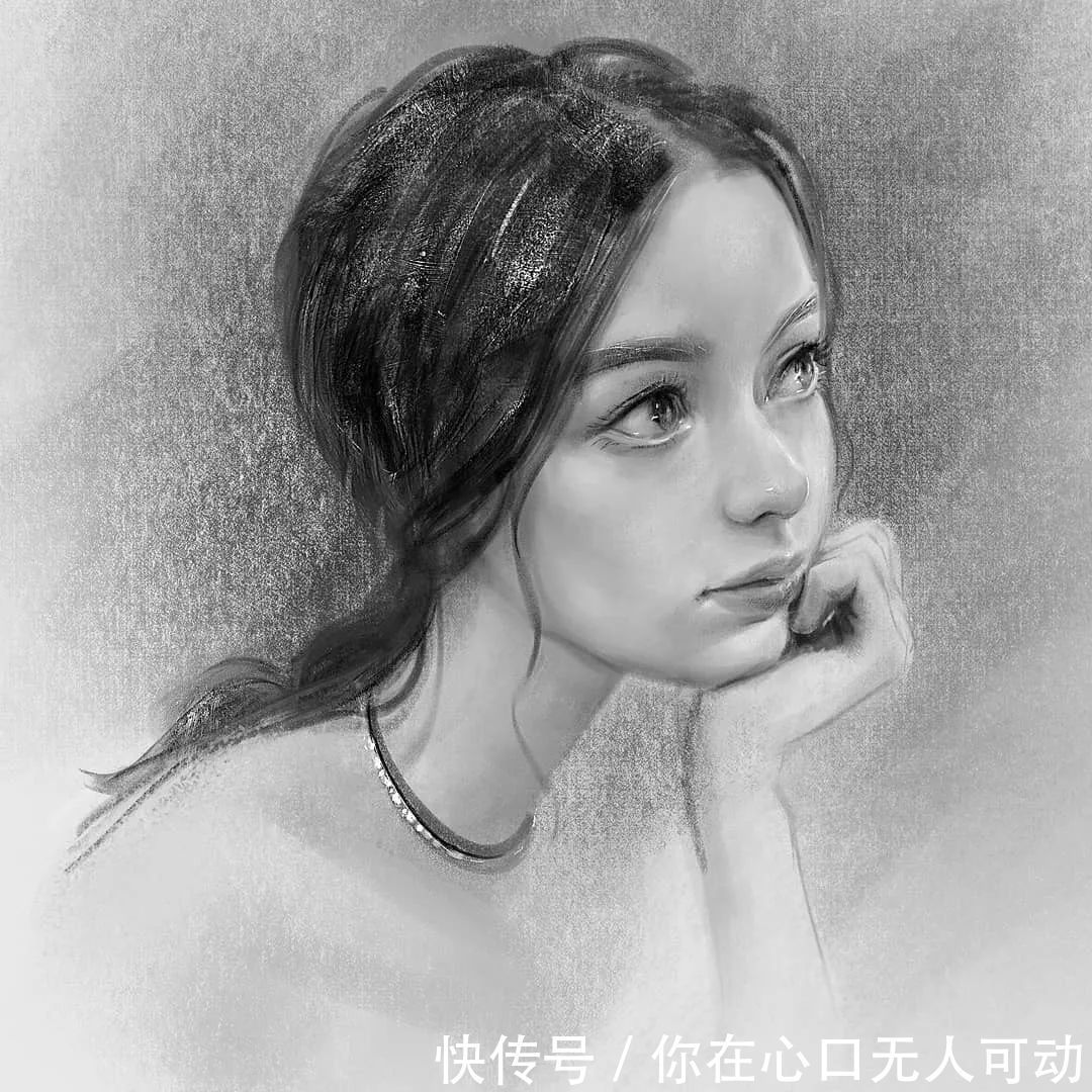 mandy!这三位艺术家的画中女子,楚楚动人,美若天仙