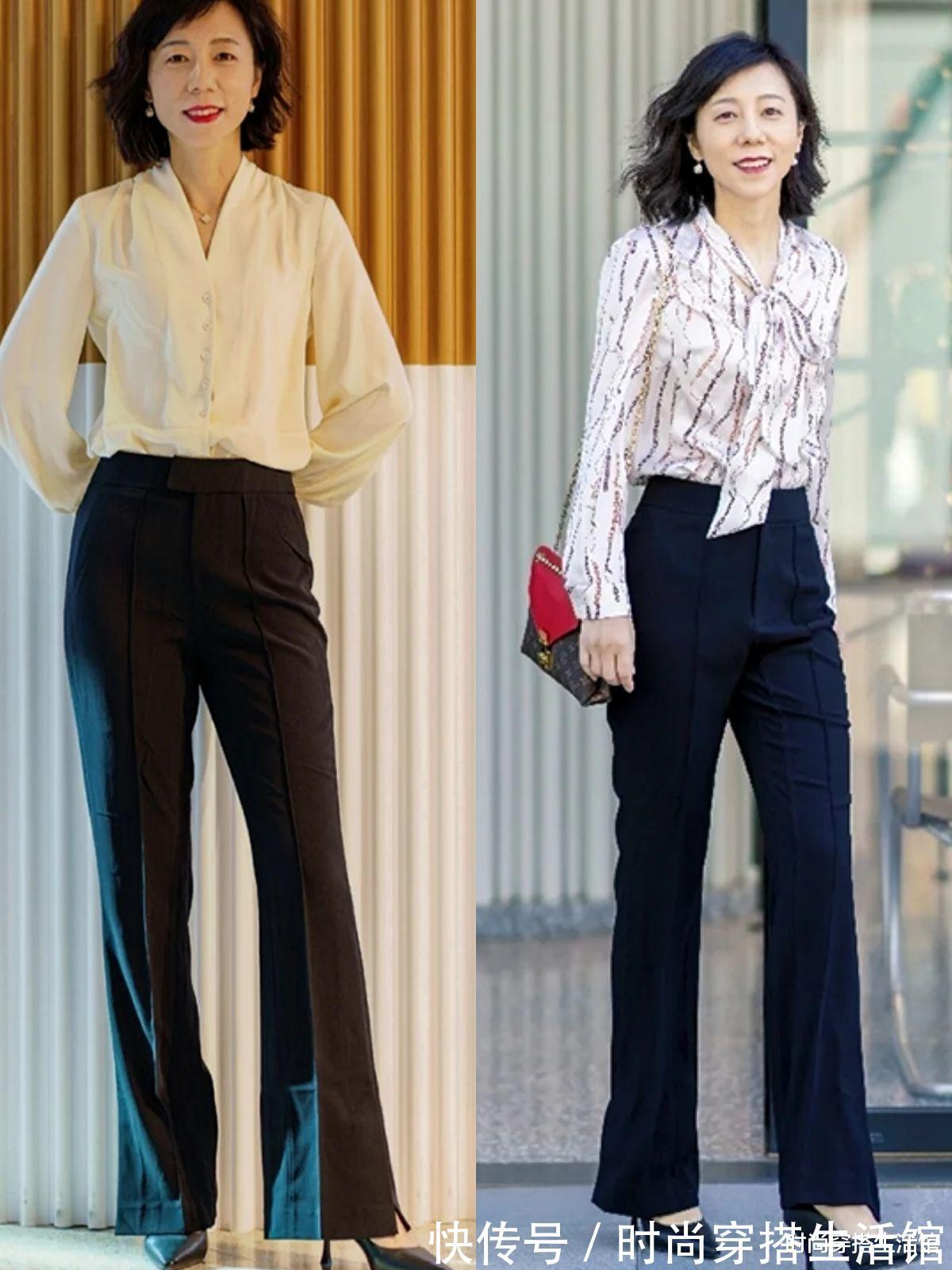 衣服|上了年纪的女人别穿太花哨，掌握这2个思路和3种搭配，时髦又减龄