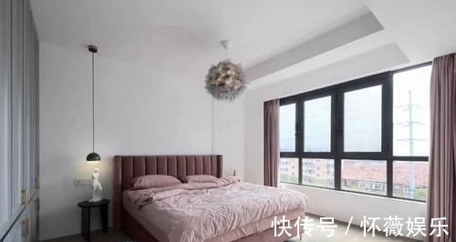 功能柜|120㎡极简风三居室，柔和的莫兰迪配色，干净又舒服