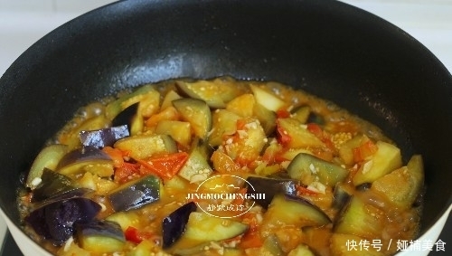 西红柿|我烧茄子从来不油炸,只需多一步,茄子吸油少,炒熟也不变黑