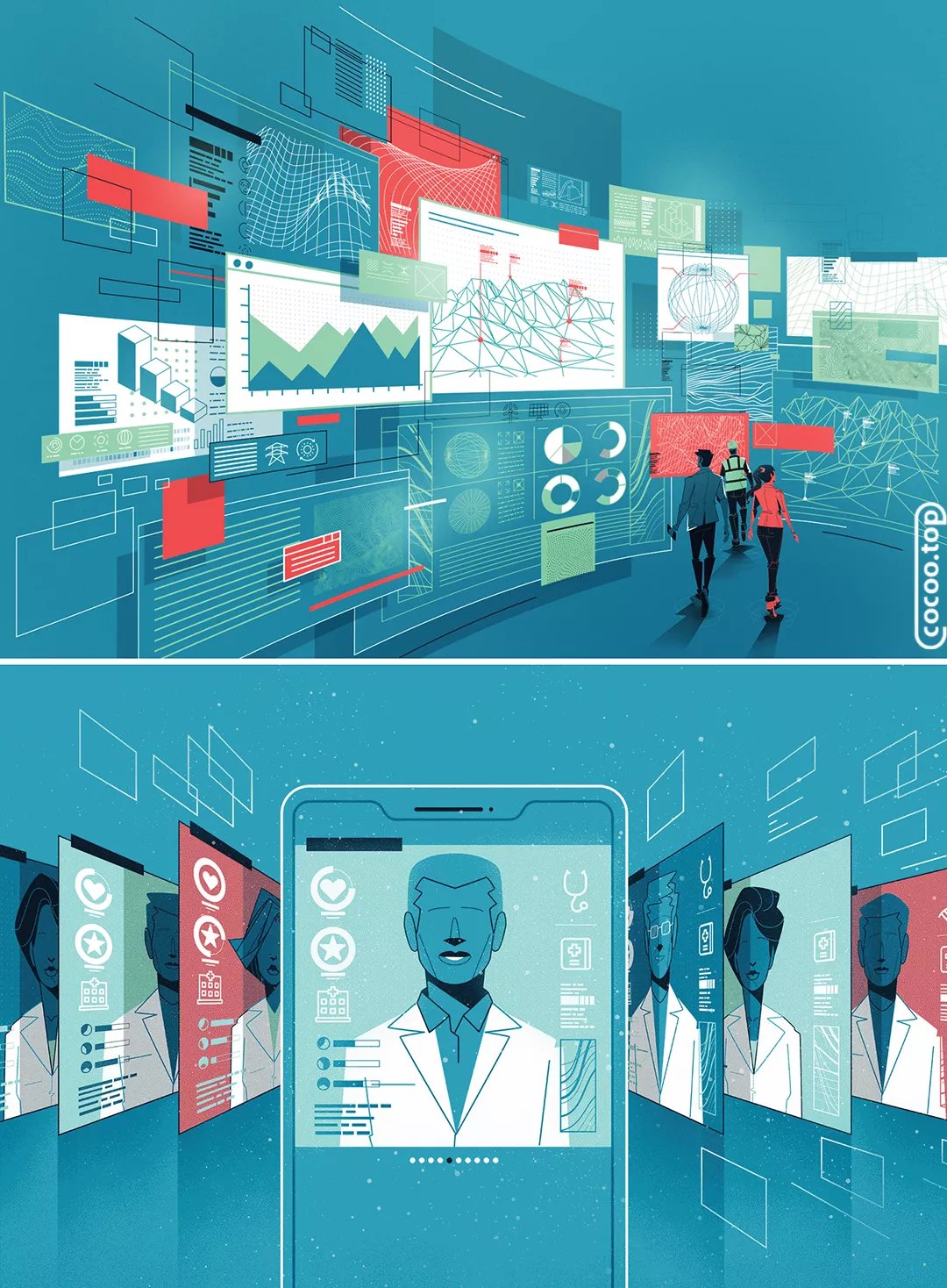 文字$插画设计的一般形式