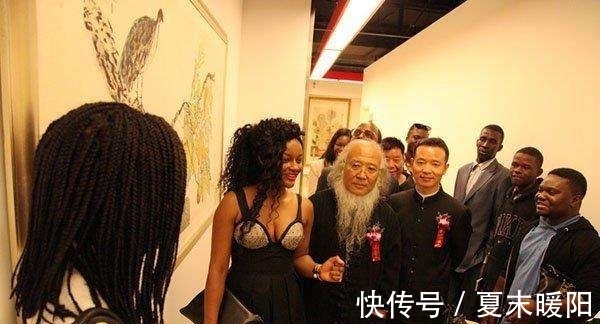 国画@53岁画家娶非洲姑娘,生下两个混血儿,为何婚后7年选择出家?