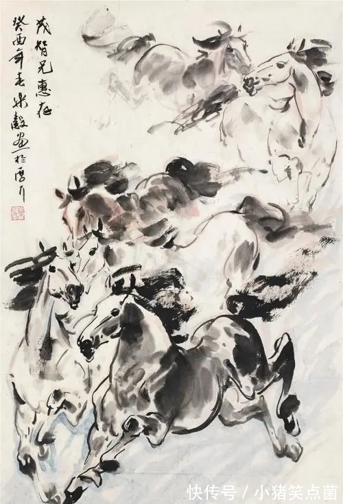 人观|他笔下的骏马,作品不落俗套,让人观之如闻其声