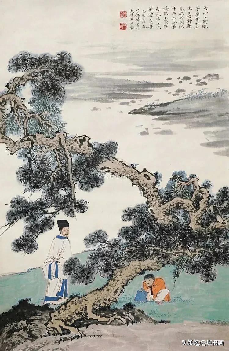 松下问童子#多位画家笔下的《松下问童子》,你最喜欢哪一幅?