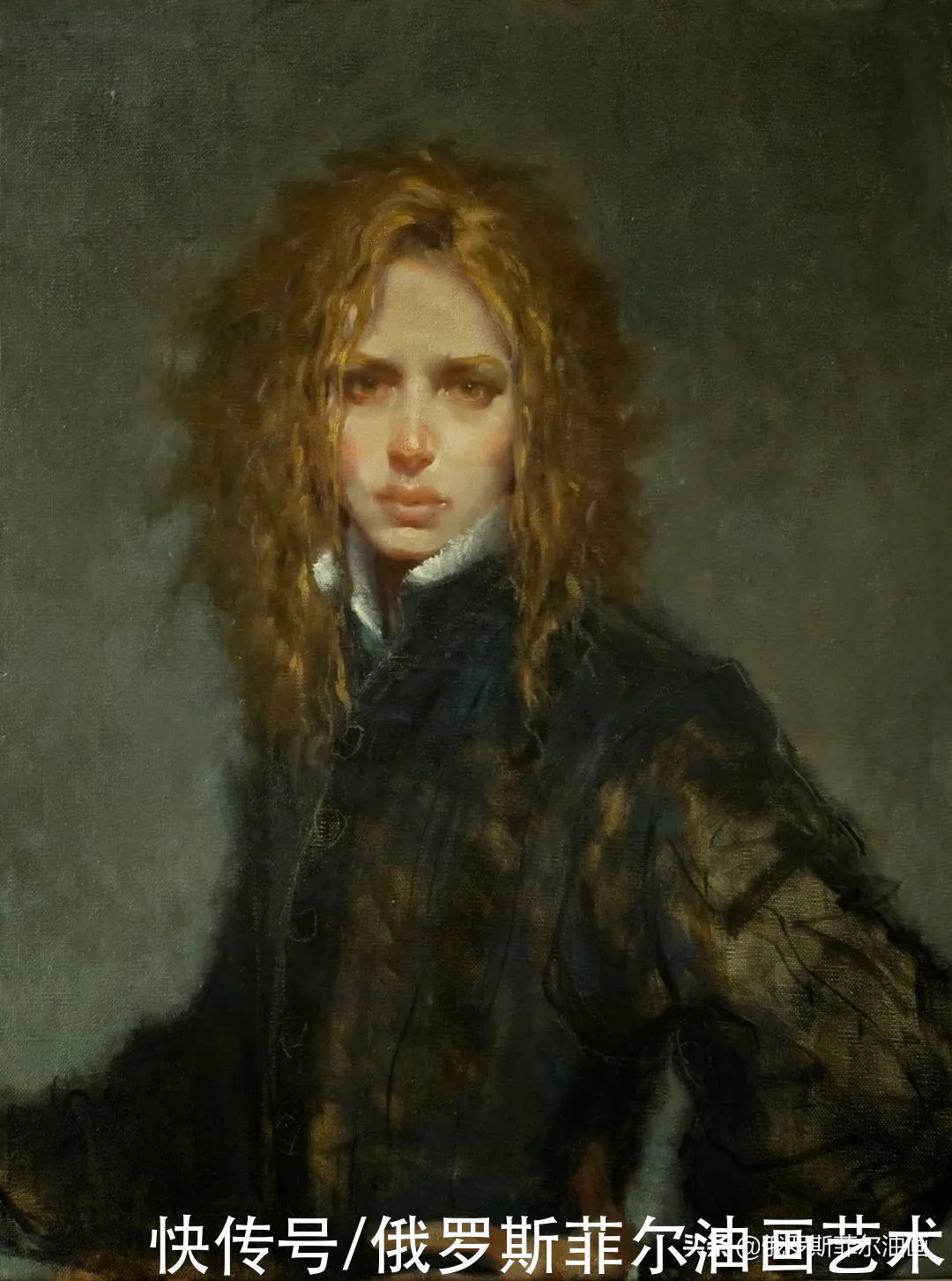 油画&美国画家桑德拉·弗朗德的油画里,充满了微妙而引人注目的情感