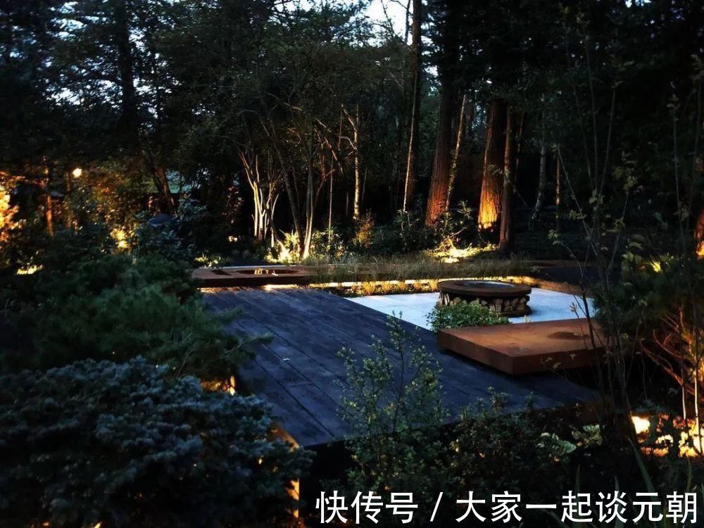 花园|25款花园灯光案例,用一缕柔和而诱人的光泽,打造浪漫唯美花园