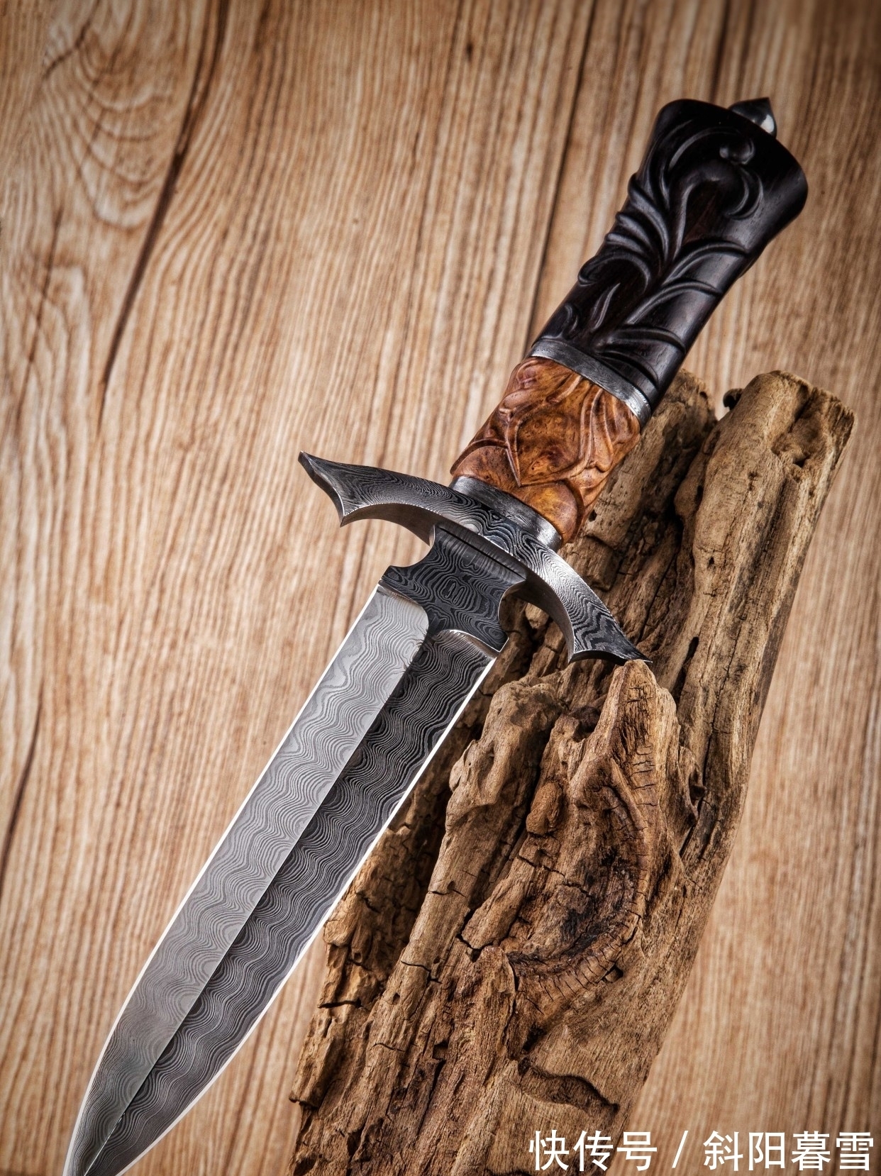 花纹@民间刀匠二十年磨一剑,恢复古代花纹宝刀!