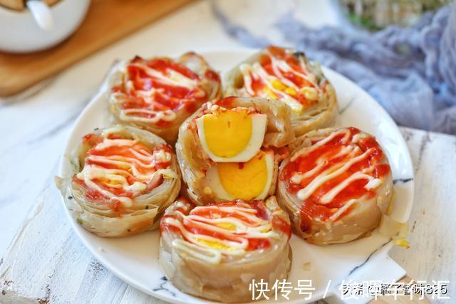沙拉酱|早餐不知道吃啥，手抓饼花样吃法，十多分钟搞定，元气满满去工作