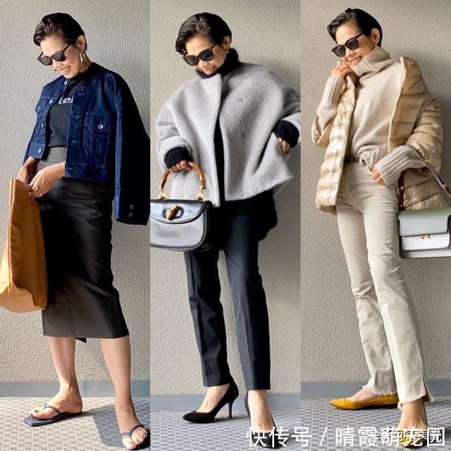 时髦|这位57岁的时尚博主,身高仅152cm,时髦穿搭让人忽略身高