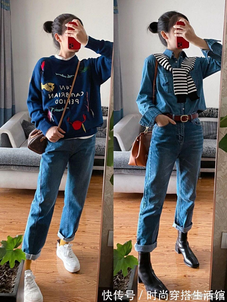 小蛮腰 春节别总穿牛仔裤,试试这“加绒裤”,时尚保暖又显瘦,太美了