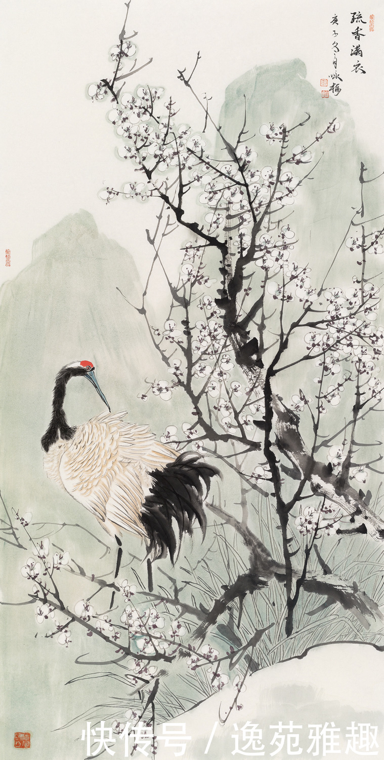 驻华大使馆拟展|“疏影含香”——画家张咏梅斯洛伐克驻华大使馆拟展部分作品