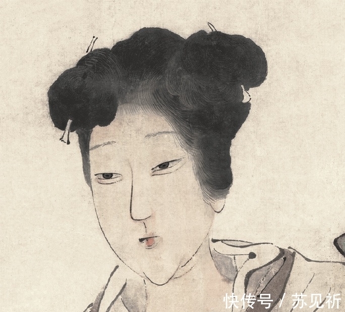 人物图$任伯年《人物图》欣赏:笔墨夸张生动,属于国画大师的代表人物