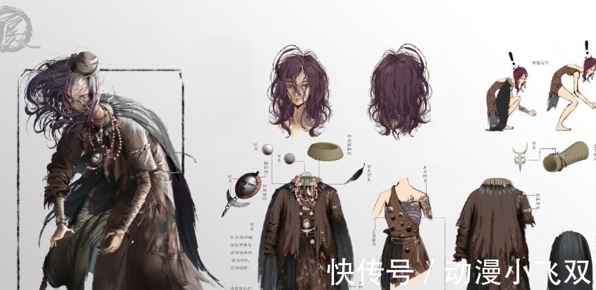 不良人|不良人蚩梦母亲原稿公开，身上竟隐藏两种纹身，服饰设计暗藏杀机