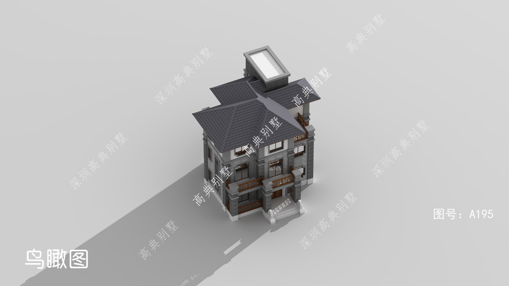 别墅|新中式风格的别墅,造型典雅漂亮,气派又耐看。