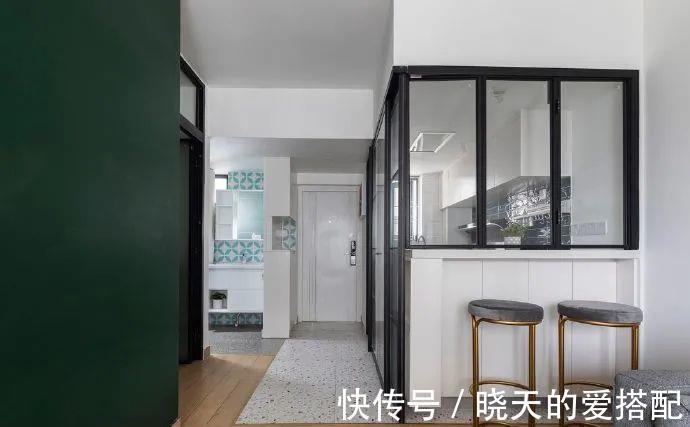 隔断|48平米超小户型,既有两居室,还通透不拥挤,厨房设计更是亮眼
