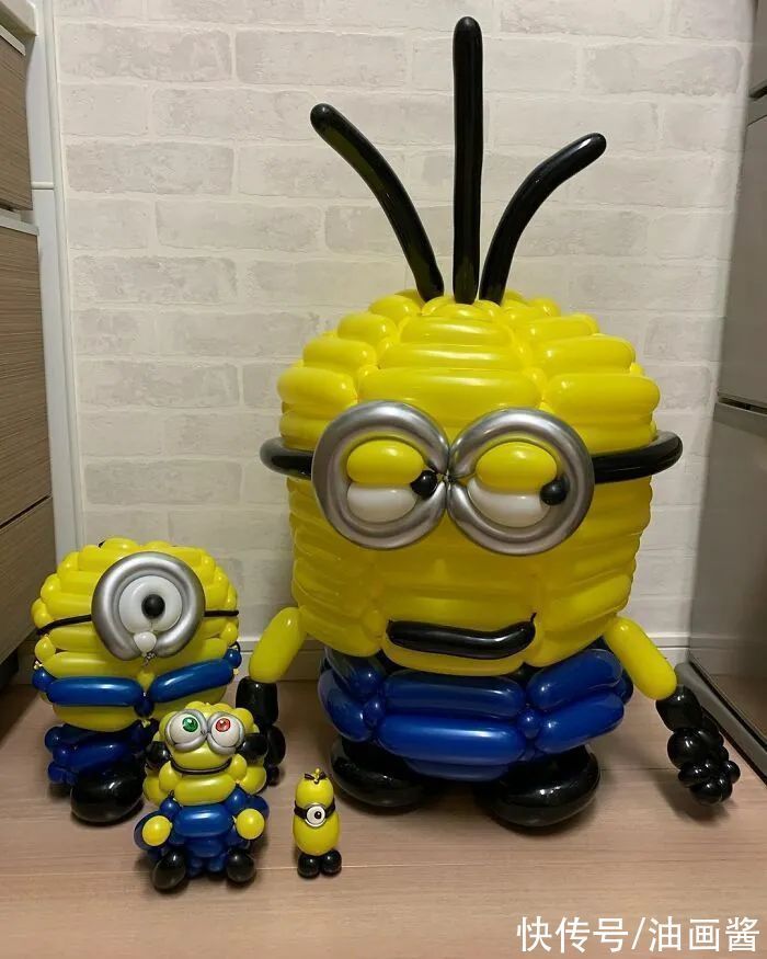 卡通角色|该来的还是来了!童年梦想成真,他用气球扭出经典的卡通角色