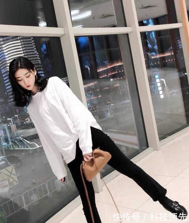西裤 初秋，卫衣搭配直筒裤简约高级，还能提升气质感，美如初恋女友！