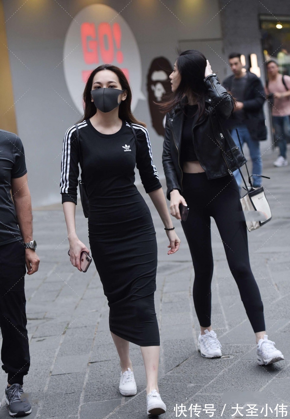 连衣裙|美女街拍:这位可爱的小姐姐!就是完美的S型身材,下班后咱们一起吃火锅吧