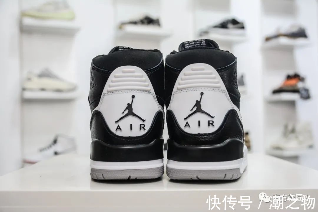 黑白|设计新颖,Air JordanLegacy 黑白经典配色,潮人上脚款?