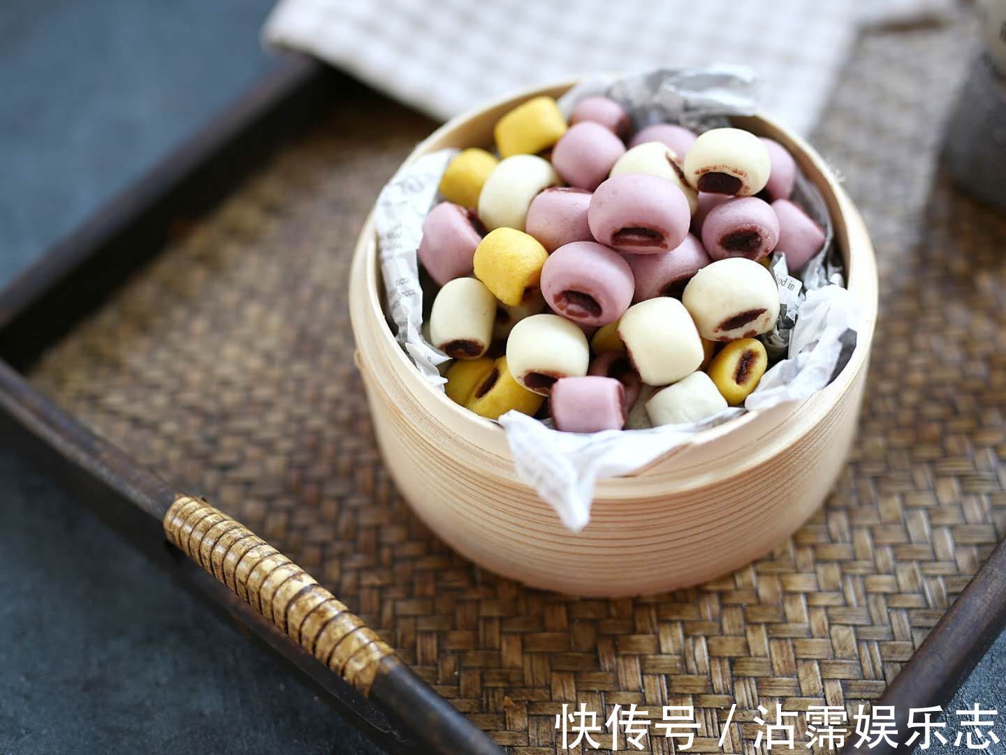 豆沙馅|馒头花样新吃法，儿子一次能吃20个，柔软香甜，好看又好吃