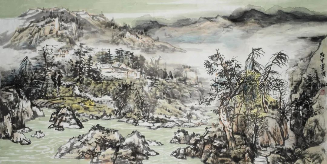 先生#全国艺术名家邀请展—— 陈军琪中国画作品赏析