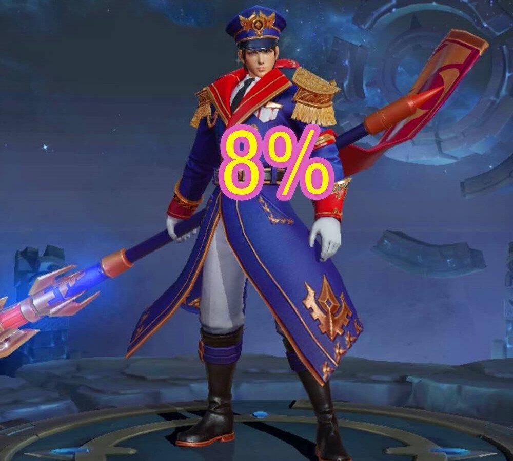 款皮肤|官方宣布赵云皮肤好评率，未来纪元2％皇家上将8％只有他是完美