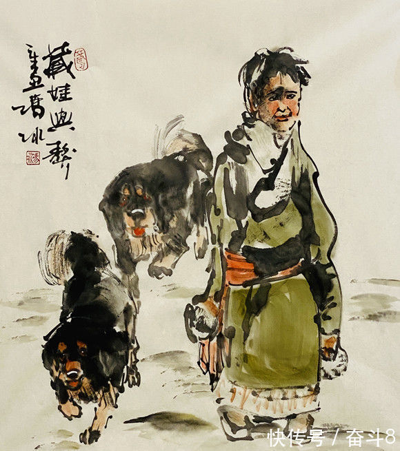 法国美协|中国画獒第一人冯冰书画作品欣赏