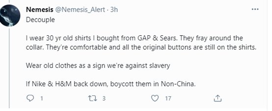 那些表示会使用新疆棉花的企业，被盯上了