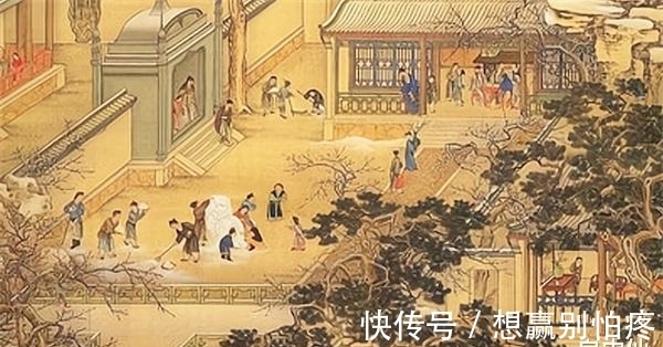 古画&500年前的明代古画，放大后仔细一瞧，角落中的男人足以改变历史