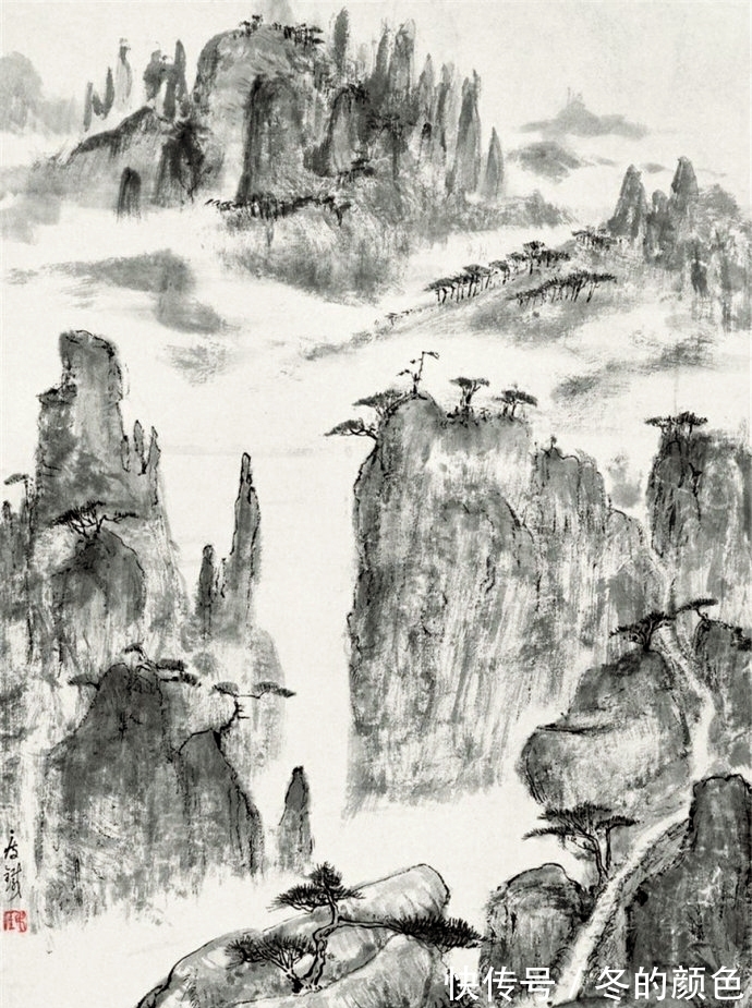 南宗|破古出新,归于自得,钱瘦铁山水画欣赏