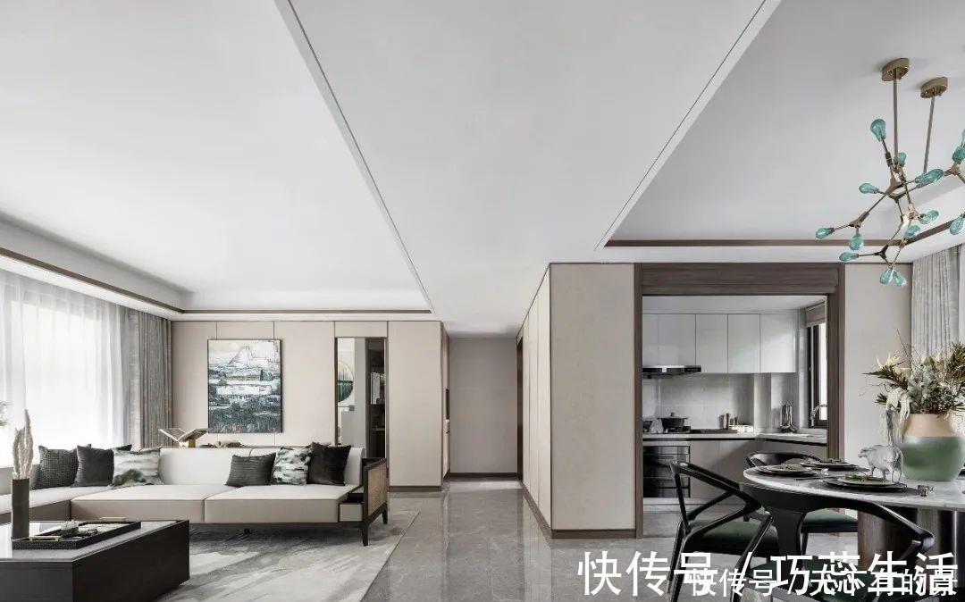 骑士精神|越来越多人装修选择中式风,像她的165㎡之家,入户就是诗意