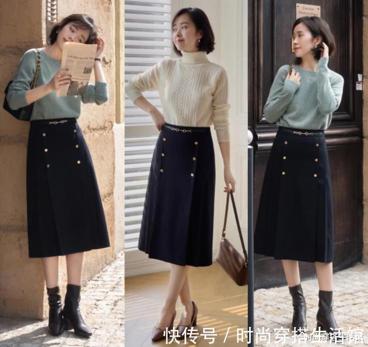 腿型 秋冬半裙千万别这样穿,不仅显胖还显矮,你中招了吗?