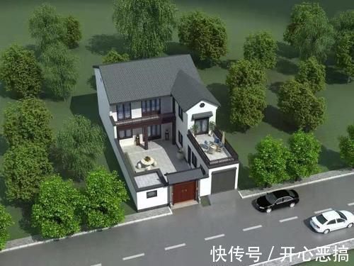 房子|开春建房子啦,来看这栋带庭院的别墅,是你心目中的家吗?