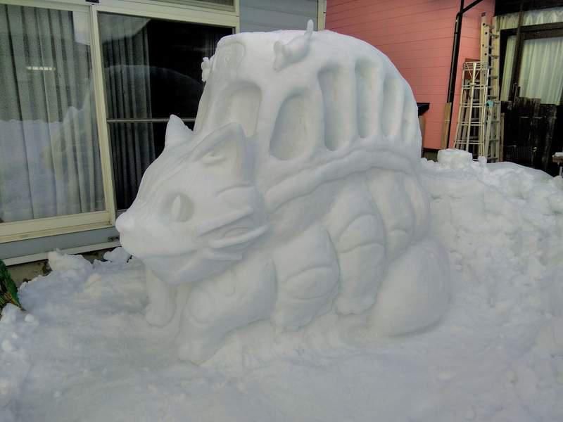 超还原的动漫雪人，大神们的造形力成就各种路边奇景