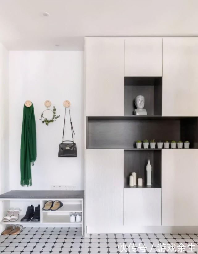 小齐|衣柜+鞋柜一体设计正流行，这样设计衣帽间都省了！