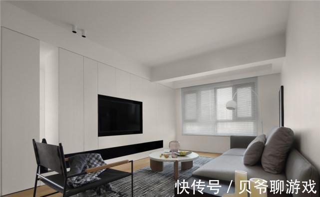 空间|120平粗看之下整个空间以白色为主,但细看起来其实层次分明