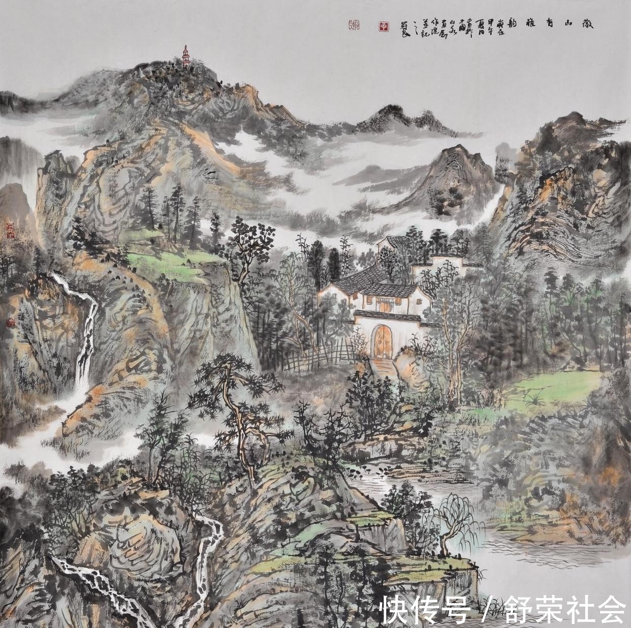 画家#揭秘“和尚”对山水画创作的影响,为何古代画家多为得道高僧?