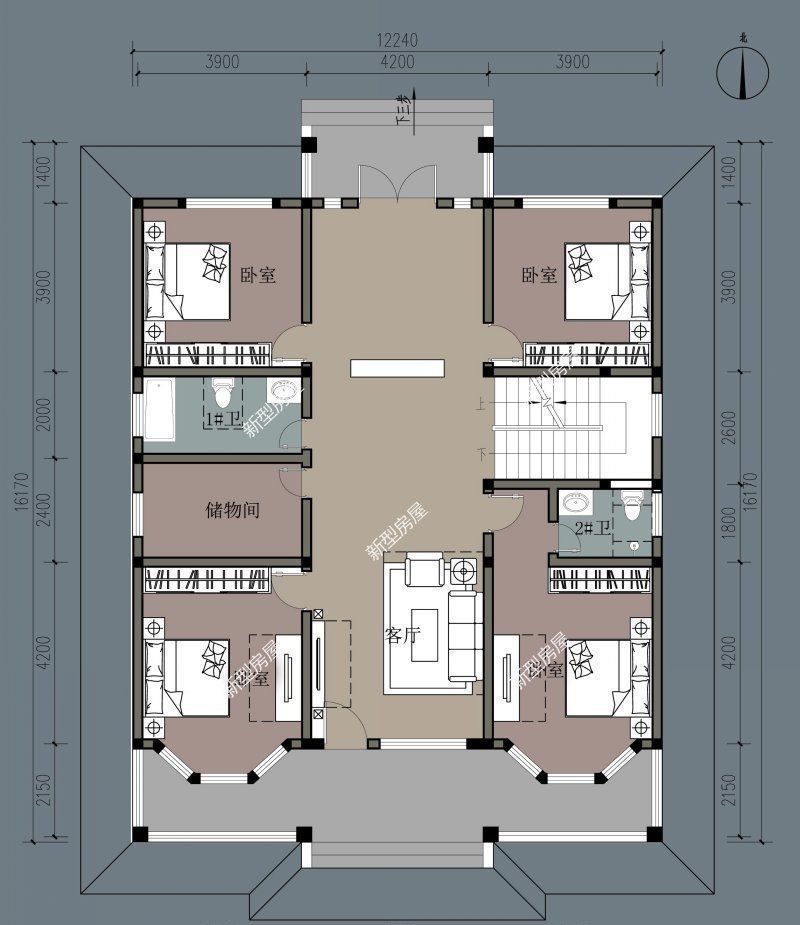 衣帽间|农村盖房高度不能超10米,这样建邻居都点赞,第6套只需20万